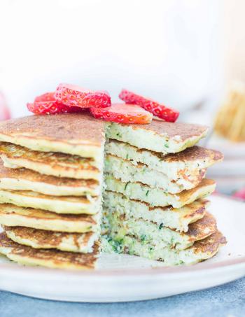 Zucchini Coconut Flour Pancakes