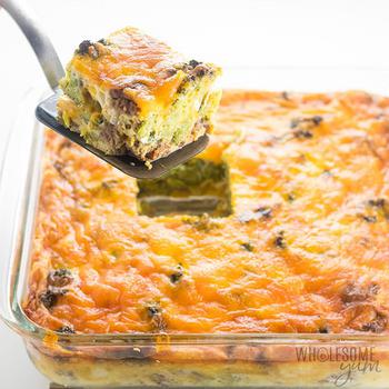 Healthy Keto Low Carb Breakfast Casserole