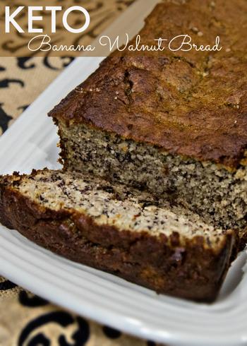 Keto Banana Walnut Bread