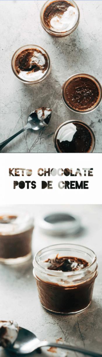 Keto Chocolate Pots De Creme