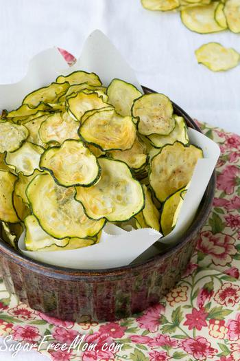 Salt And Vinegar Zucchini Chips