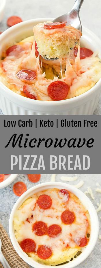 Keto Cauliflower Pizza Mug Cake