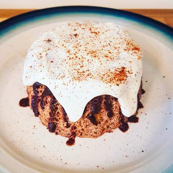 Cinnamon Roll Mug Cake