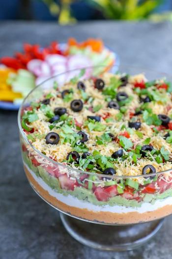 Keto Mexican 7 Layer Dip