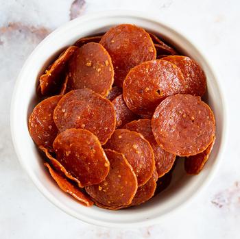 Keto Pepperoni Chips