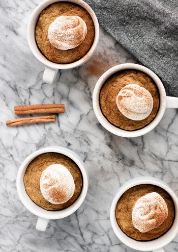 Keto Pumpkin Pie Mug Cake