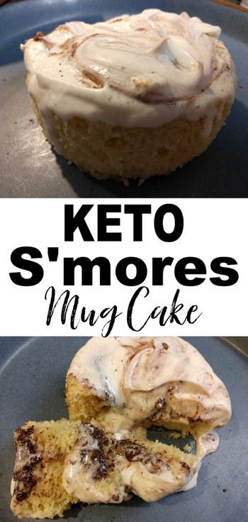 Keto Smores Mug Cake