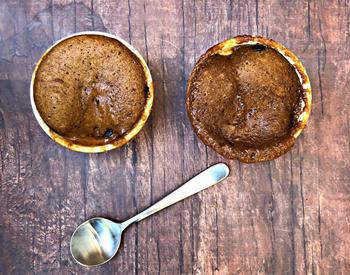 Microwave Chocolate Peanut Butter Mug Cake