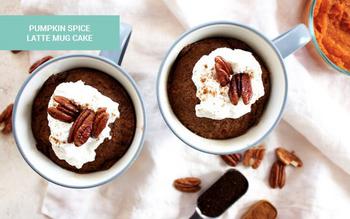 Pumpkin Spice Latte Mug Cake