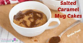 Salted Caramel Mug Cake