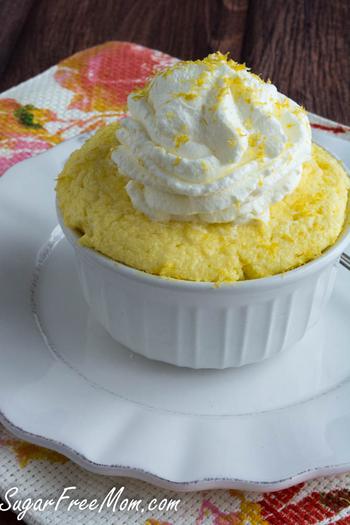 Sugar Free Lemon Mug Cake