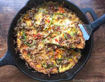 Keto Breakfast Pizza