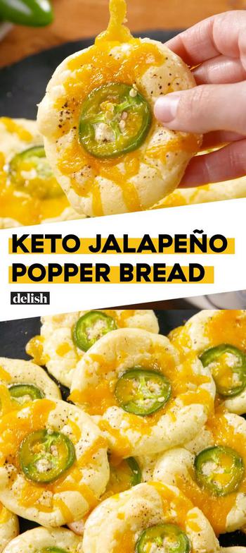 Keto Jalapeno Popper Bread