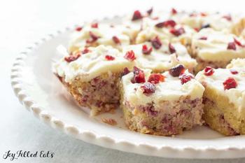 Starbucks Copycat Keto Cranberry Bliss Bars