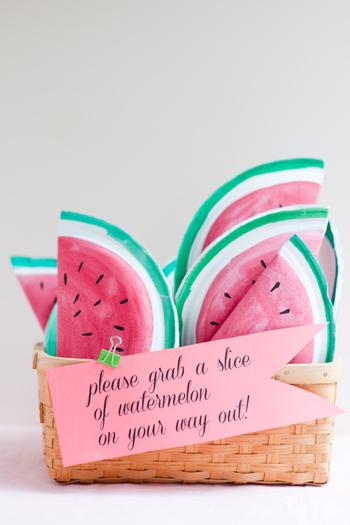 Diy Watermelon Party Favors