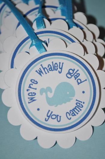 Diy Whale Favor Tag