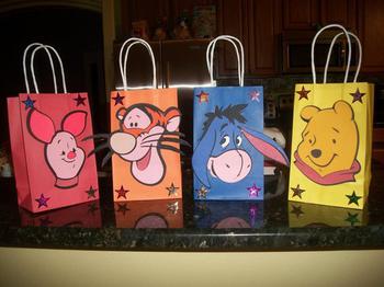 Winnie The Pooh Favor Bags