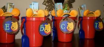 Winnie The Pooh goodie bags 3 Pink Quality Party Favor