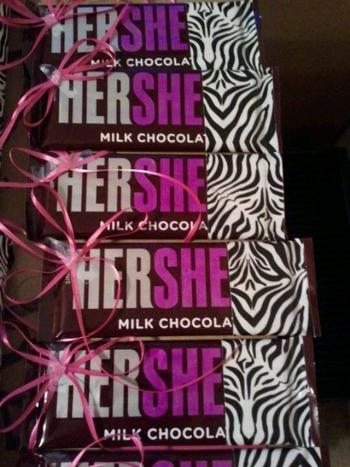 Hershey Candy Bar Favor