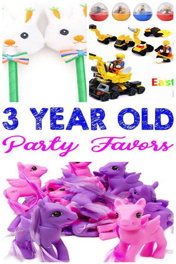 Best 3 Year Old Party Favor Ideas