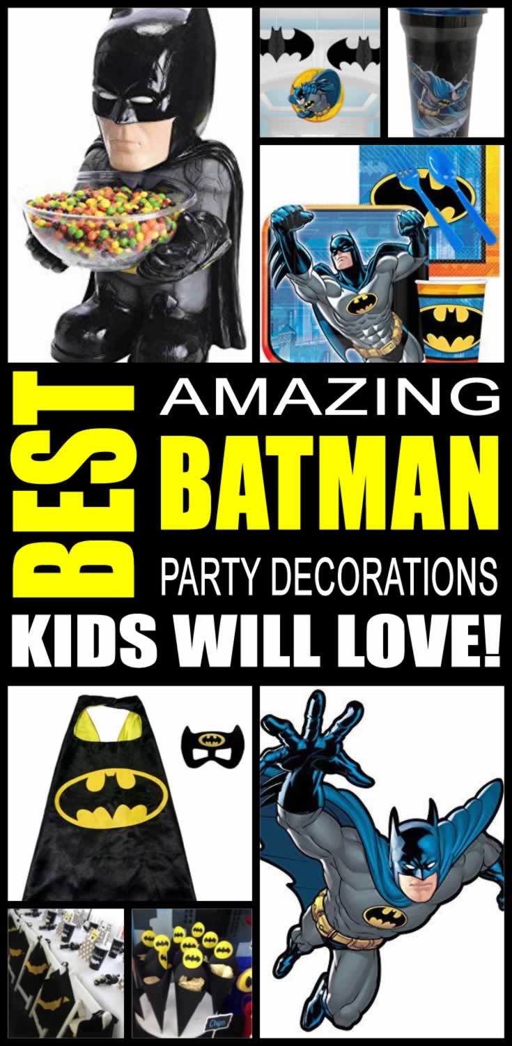 Batman Party Ideas - Kid Bam