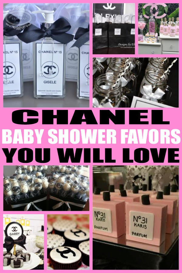 Chanel Baby Shower Mirror Compact Favor - The Brat Shack Party Store