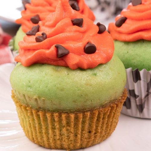 Easy Watermelon Cupcakes