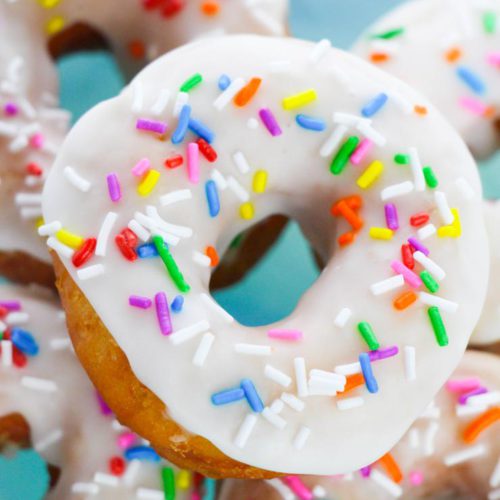 Vanilla Glazed Biscuit Donuts