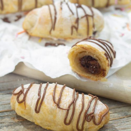 Nutella Chocolate Chip Croissants